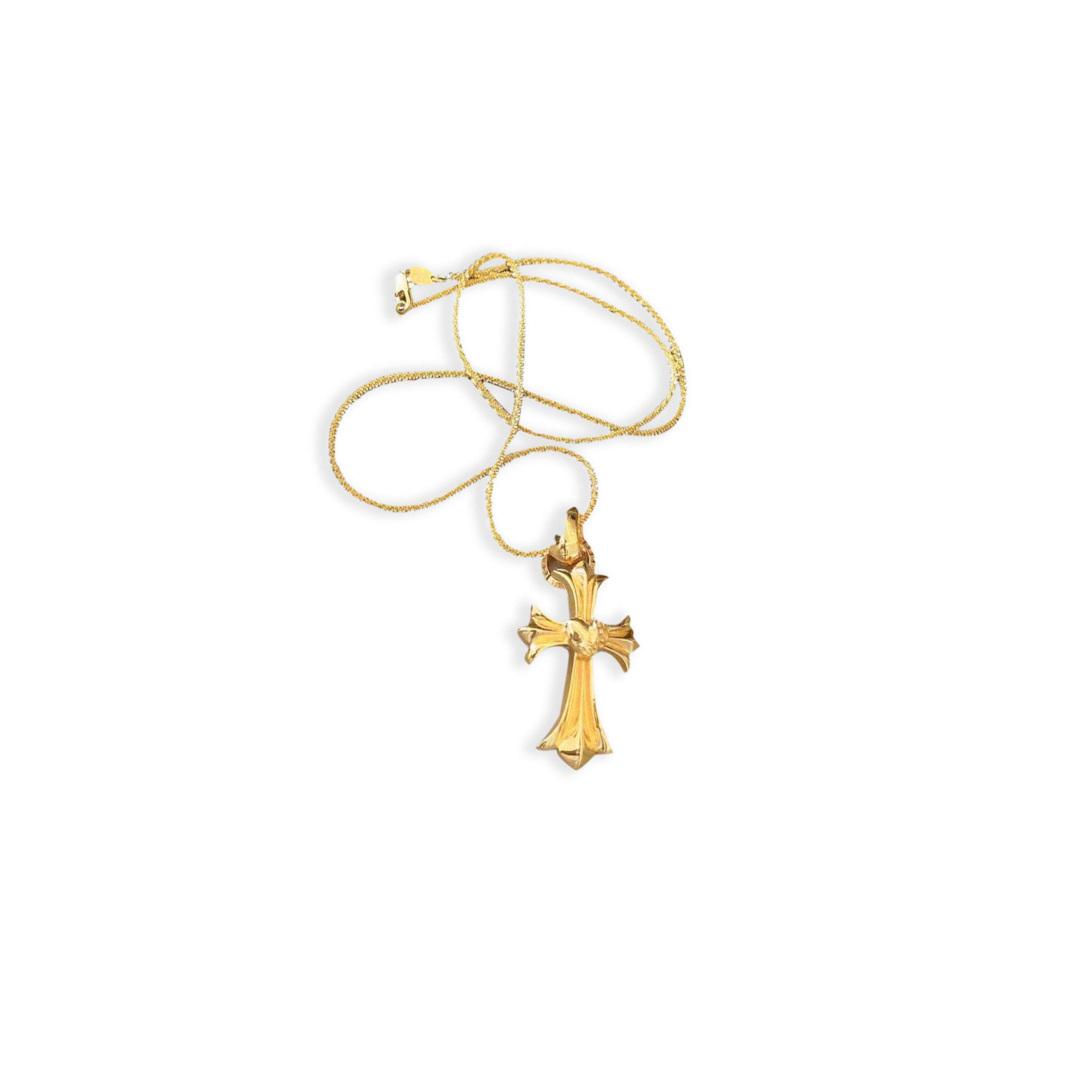 CHROME HEARTS CROSS PENDANT NECKLACE 326723
